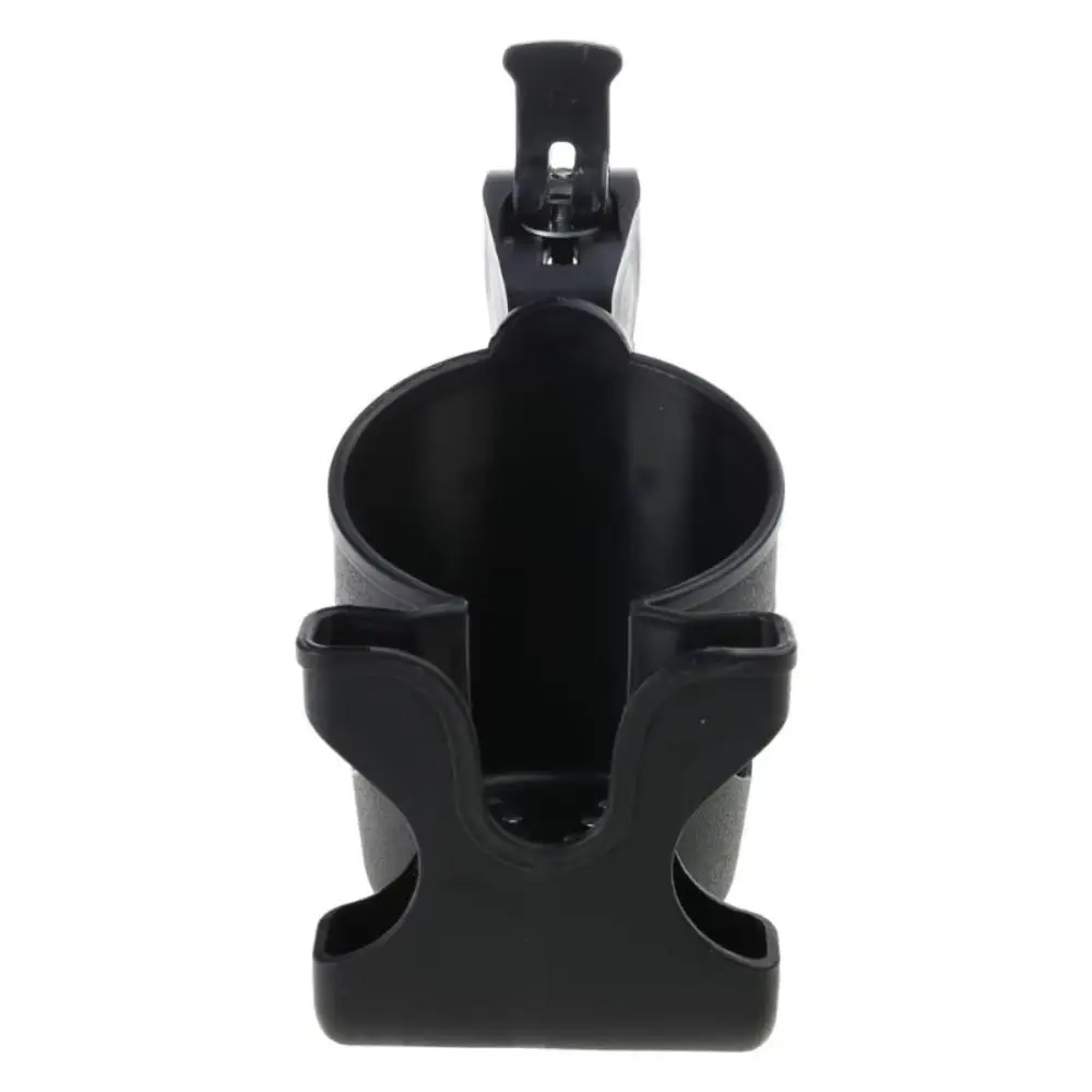 Baby Stroller Water Cup Holder 2-in-1 Multi-function Milk Bottle Rack Black White Baby Pram Mobile Phone Holder