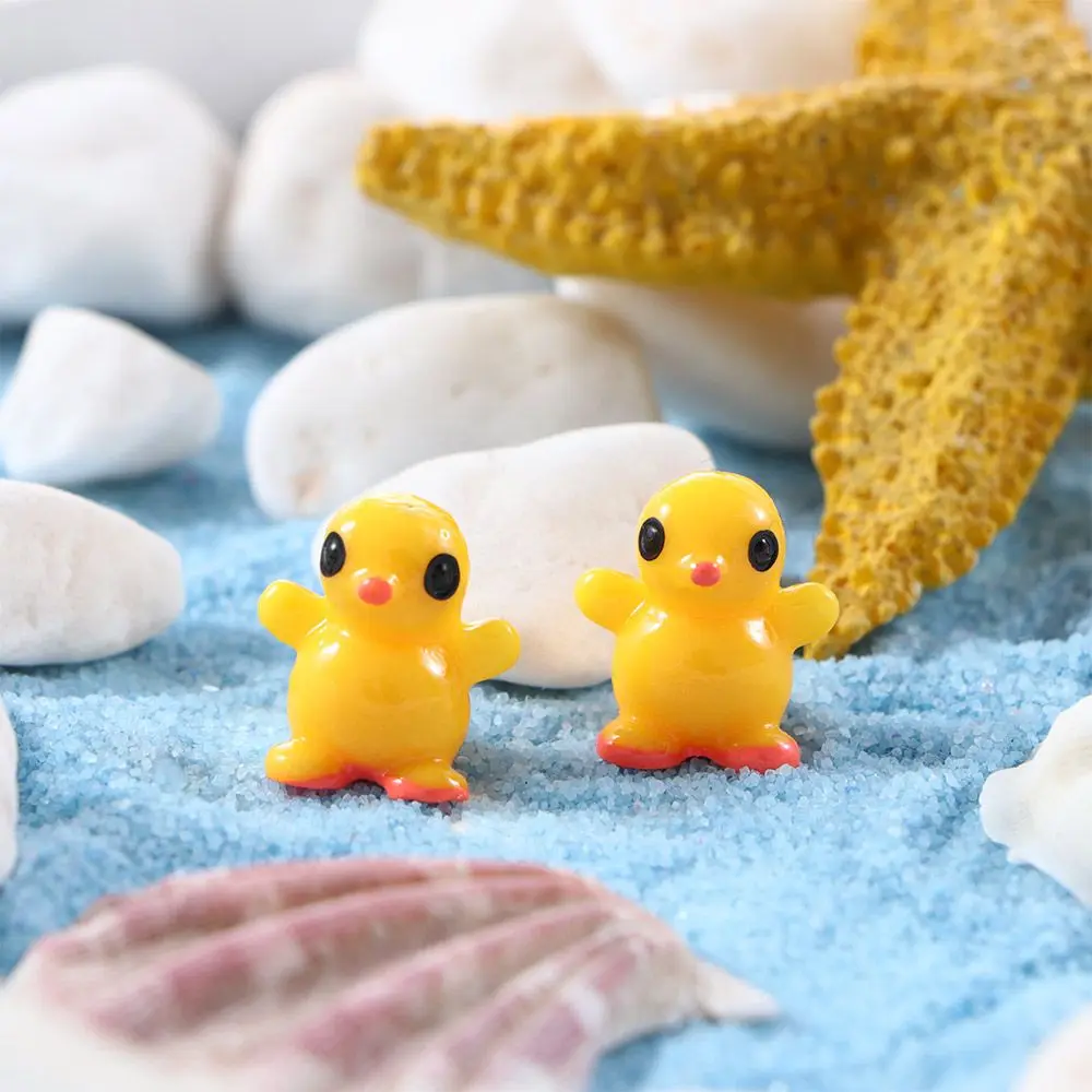 

DIY Accessories 10/20Pcs Statue Home Decor Yellow Duck Craft Micro Landscape Figurines Fairy Garden Ornaments Miniatures
