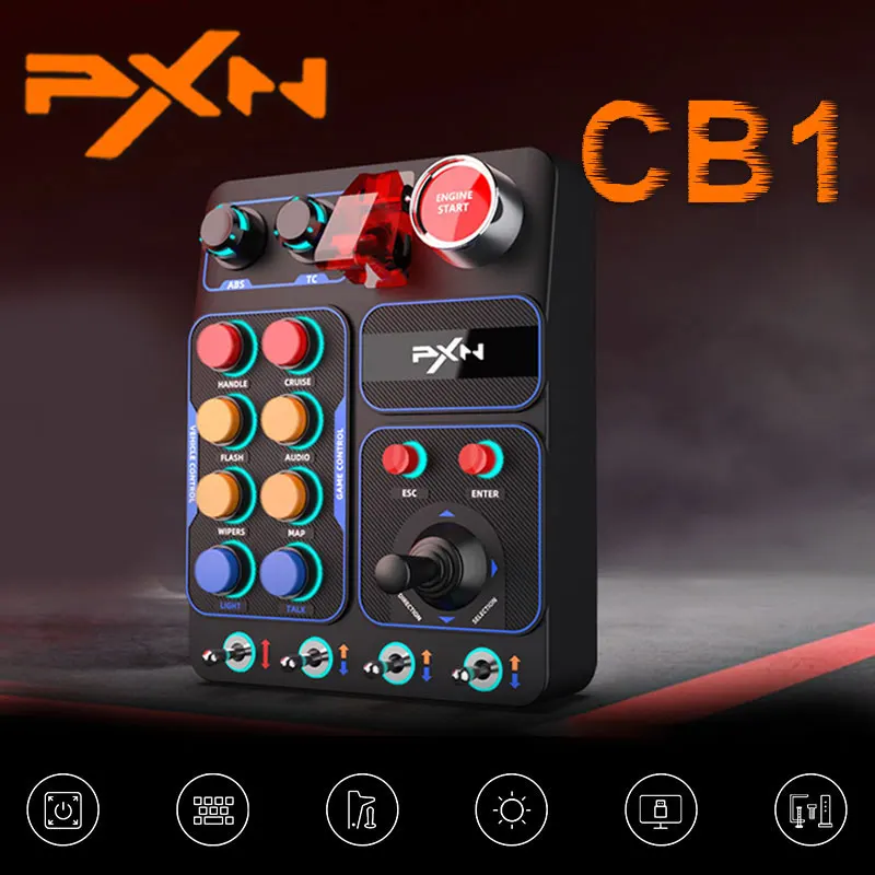 新品未開封 PXN CB1 コントロールボックス シムレーシング ボタンボックス Amazon.com: PXN Farm Simulation Controller - CB1 Sim Racing