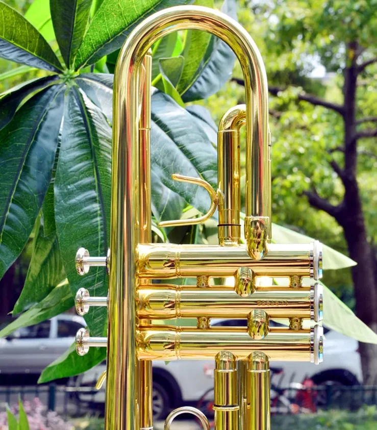 Jupiter JTR-1100SQ Bb Trumpet Instrument High Quality Brass Silver Plated Surface Trumpet With Case Accessories