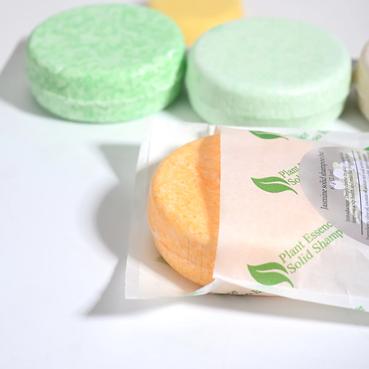 Organic Natural Coconut Shampoo Soap Solid Handmade Essential Oil Infused Soap Environmentally Friendly Paper Bag Hotels 4