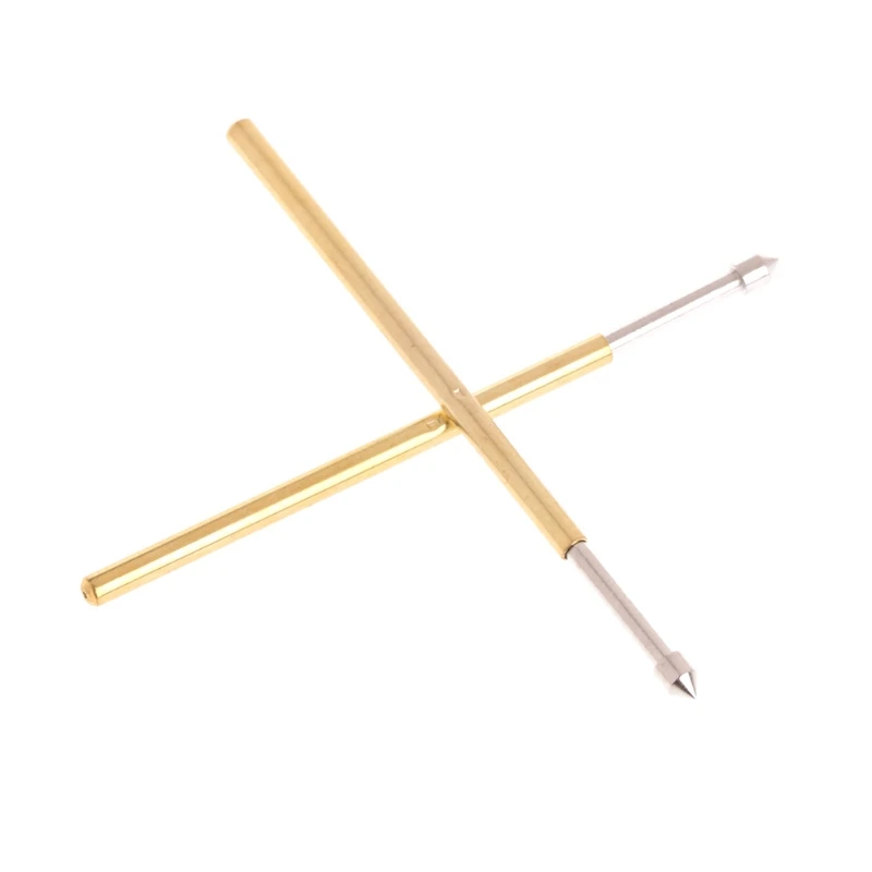 

100 Pcs/1 Set Professional Spring Test Probe Pogo Pin P100-E2 Dia 1.36mm Length 33.3mm