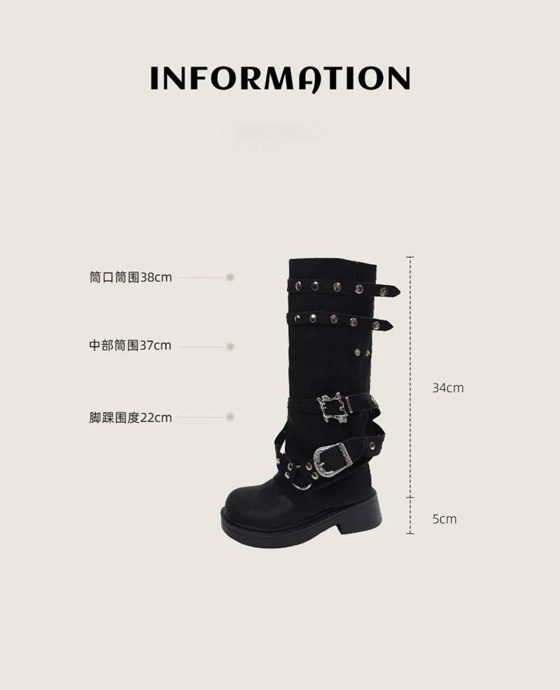 club exx 厚底 パンク 金属リベット ハイブーツ Amazon.com: ZKXYFFS Women's Punk Goth Platform Boots with