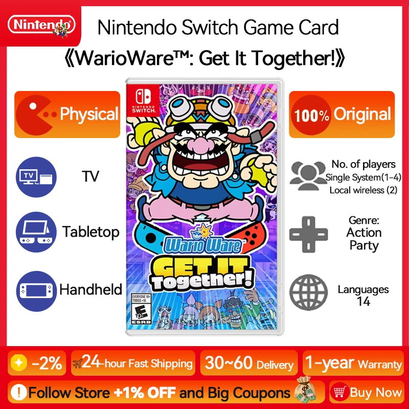 Warioware Gold Warioware Get It Together Nintendo Switch Nintendo