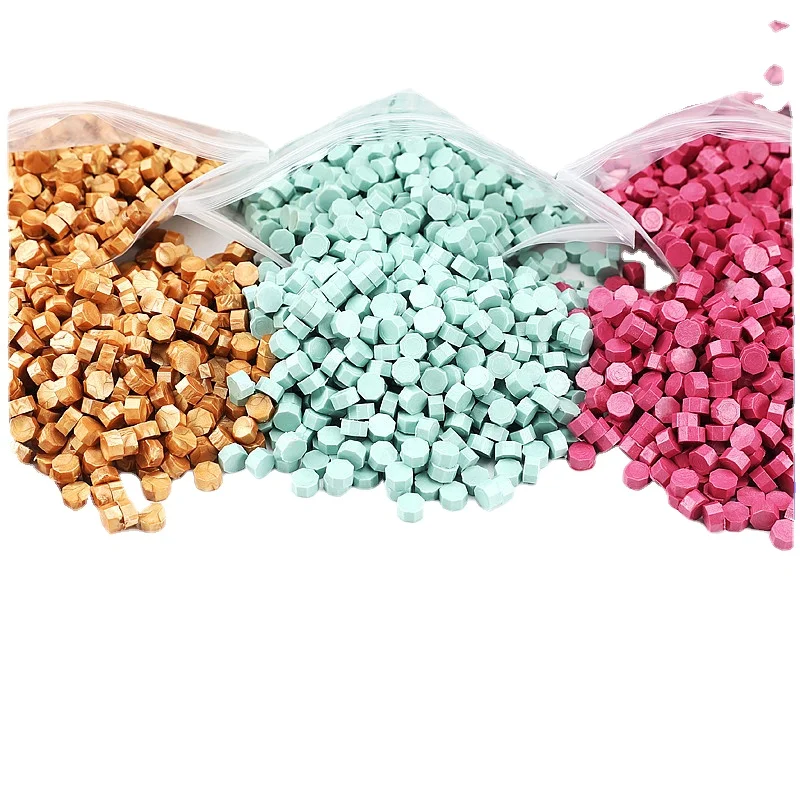 Transparent Color Mixed Lacquer Wax Particles for DIY Vintage Seal Decoration