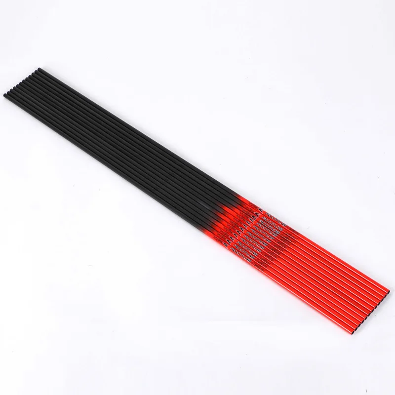 6/12/18pcs Pure Carbon Arrow Shafts ID 6.2/4.2mm 32 inch Spine 300 340 400 500 600 700 800 for Archery Hunting Shooting carbon arrow shafts