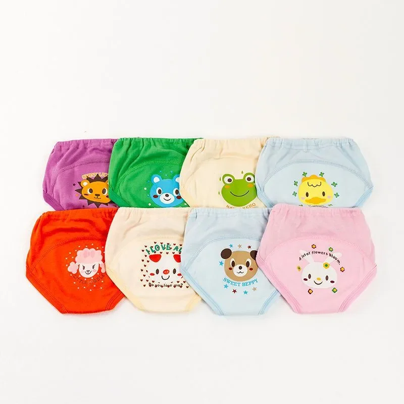 

Ecological Diapers Baby Learning Potty Training Pants Underwear Nappies Toddler Boy Girl Panties Reusable Washable Cotton Diaper