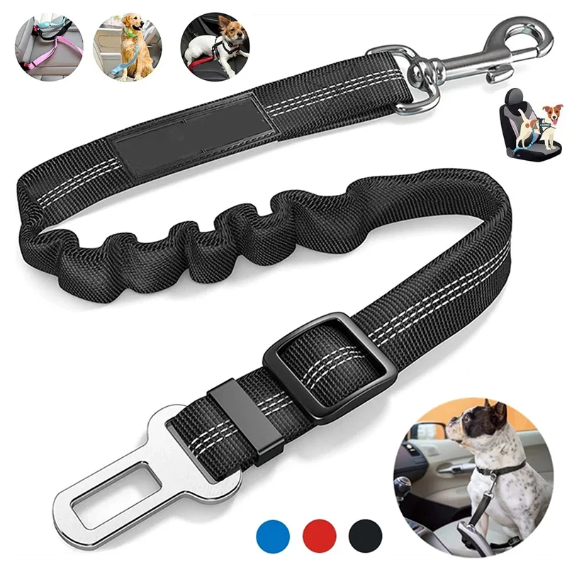 Dog Seat Belt Car Seatbelt Harness for Dogs Adjustable Durable Nylon
