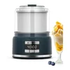 Homemade Ice Cream Maker 2 Quart Double Insulated Bowl Gelato Sorbet Frozen Yogurt Easy Operation Safe Healthy Stylish Blue 1