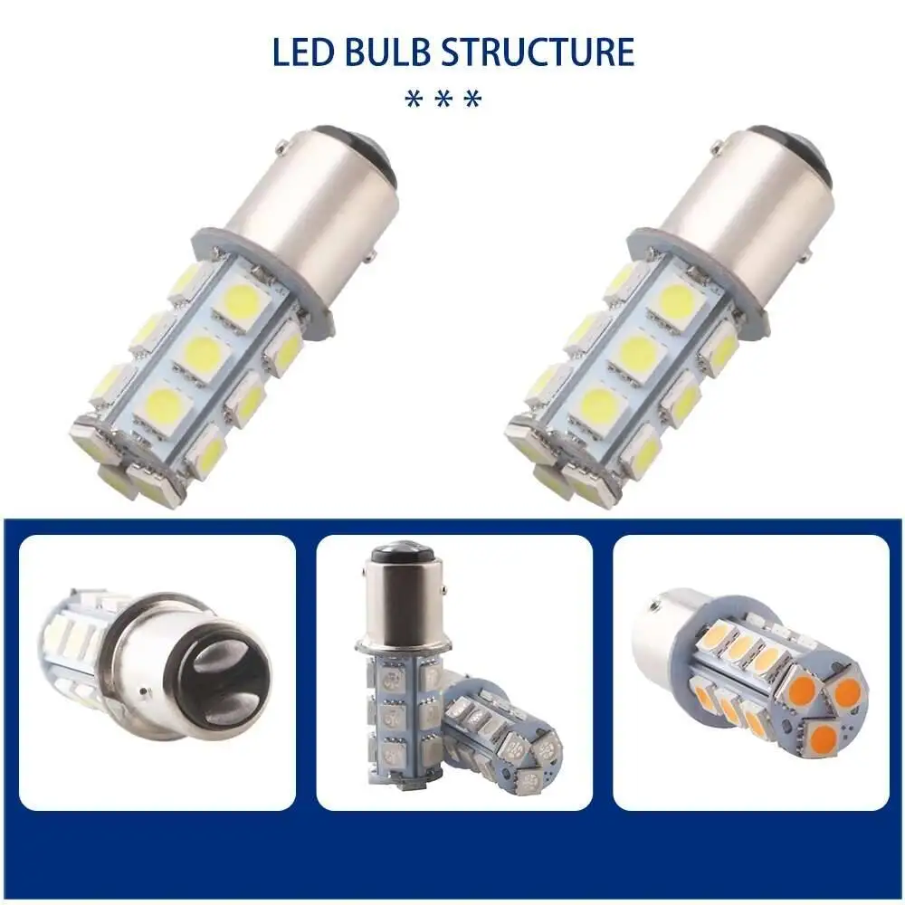 4PCS 1157 �극��ũ BA15D BAY15D 1142 2057 2357 7528 ���� ���� ķ��ī RV ���� ��Ʈ ������ �� �� LED �ڵ��� ���� 5050 12V 14V 9V DC