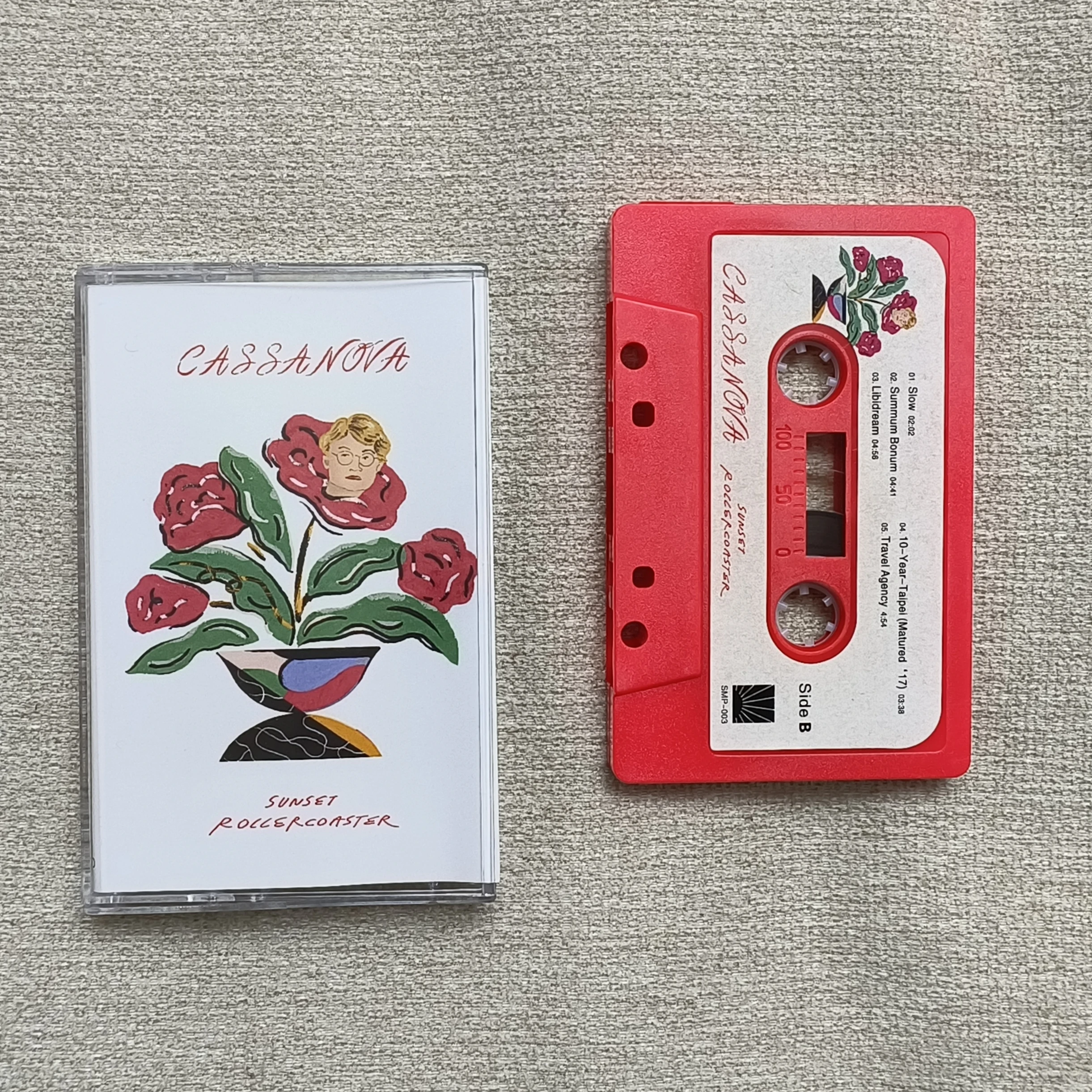 POP Sunset Rollercoaster Music Magnetic Tape Cassa Nova Album