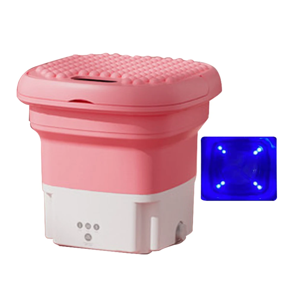 2.8L 36W Mini Folding Washing Machine with Dryer for Clothes Socks Underwear