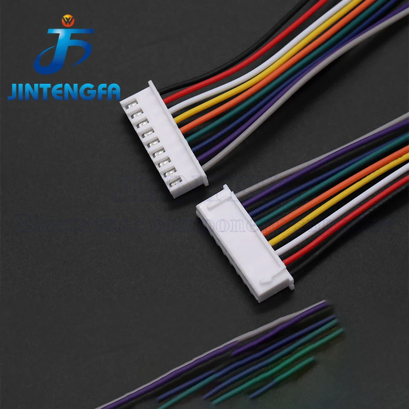 JST XH2.54 XH 2.54mm Wire Cable Connector 2 3 4 5 6 7 8 9 10 11 12 Pin Pitch Male Plug Socket 20cm Wire Length 10Sets/Lot