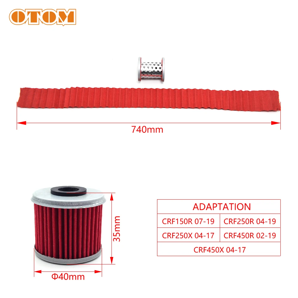 25-Pack Oil Filters For Honda CRF150R, CRF250R, CRF450R & More - Replaces 15412-MEN-671, Made In Korea 3 thumbnail image