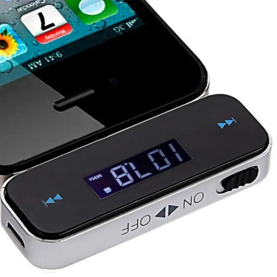 

3.5mm Wireless Mini Transmitter In Car Kit Music Audio FM Transmitter For iPhone 4 5 6 6S Plus Samsung iPad MP3 Handsfree
