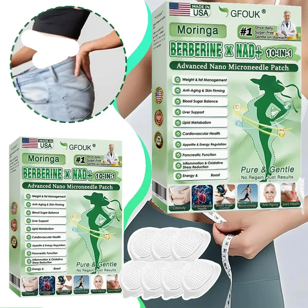 Patch amincissant nano microneedle berberine nad raffermissant corps_voghion.com