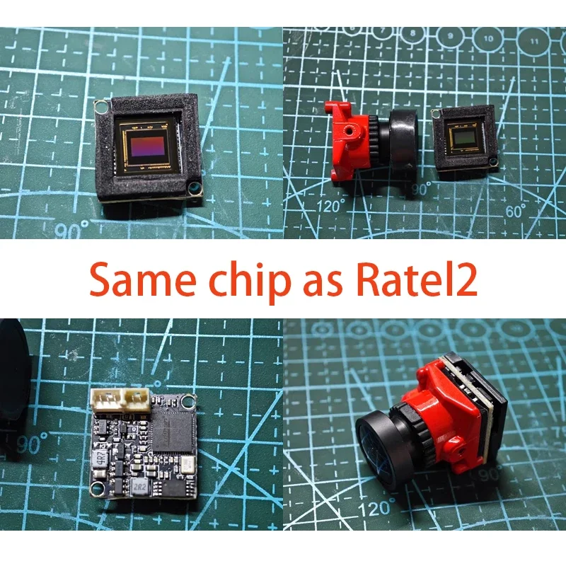 Description Picture 3 of itemMista Ratel FPV Mini Camera 2000TVL 1/1.8 ''inch Starlight HDR 2.1mm Lens 4:3&16:9 NTSC&PAL Switchable for RC Racing Drone Part