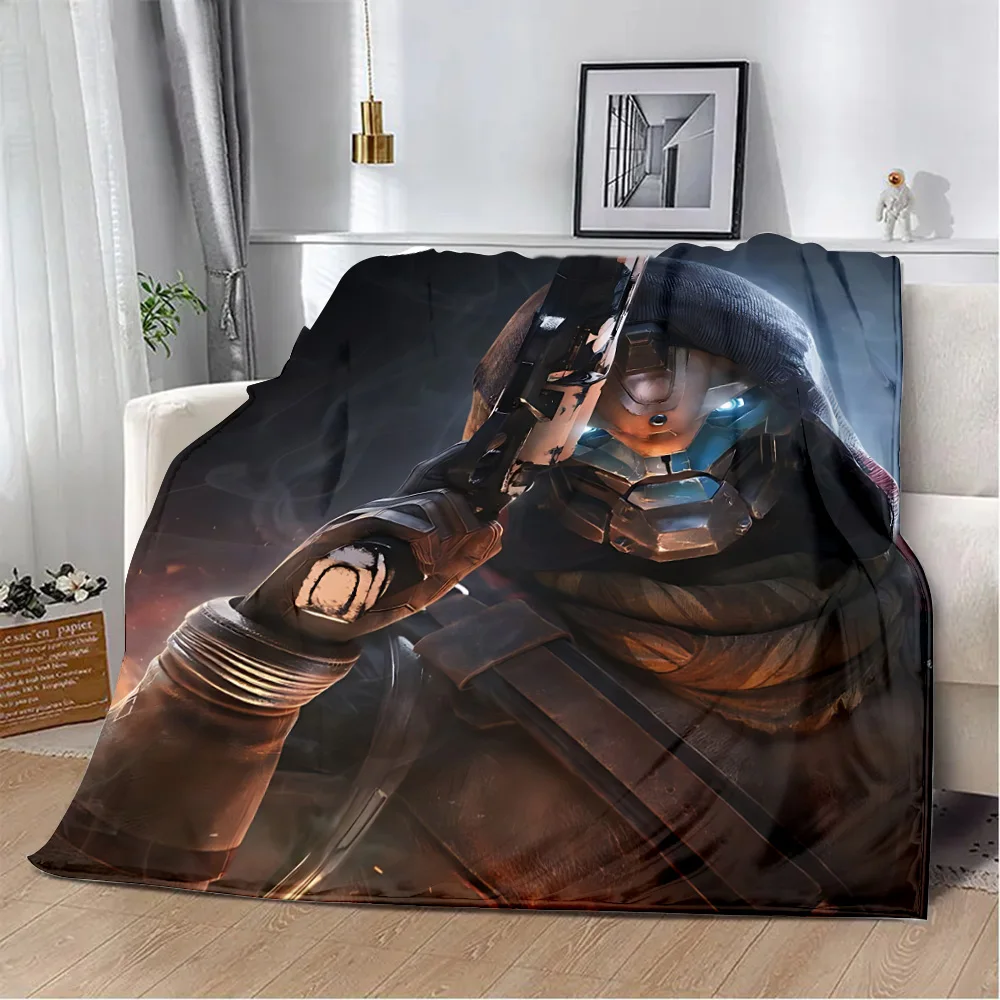 3D Game D-Destiny 2  Printed Blanket Picnic Blankets Warm Blanket Soft and Comfortable Blanket Home Travel Birthday Gift 2