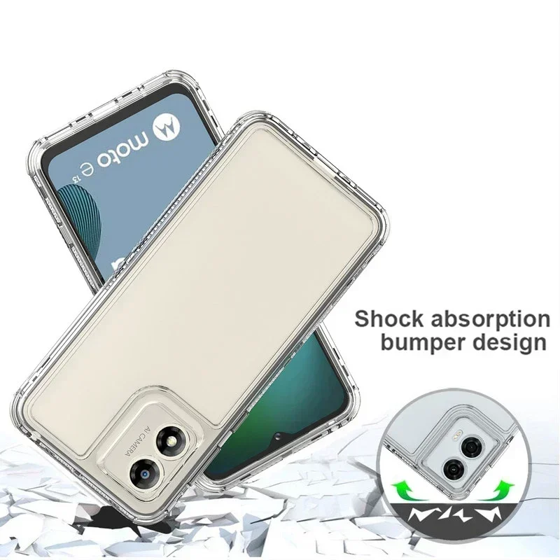Crystal Clear 3-in-1 Bumper Back Cover