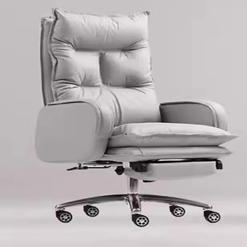 Swivel Playseat Office Chairs Recliner White Salon Nordic Comfortable Leather Gaming Seat Comfy Sillas De Oficina Room Furniture grade modern high chair bar furniture leather upholstered bar stool velvet seat bar chairs