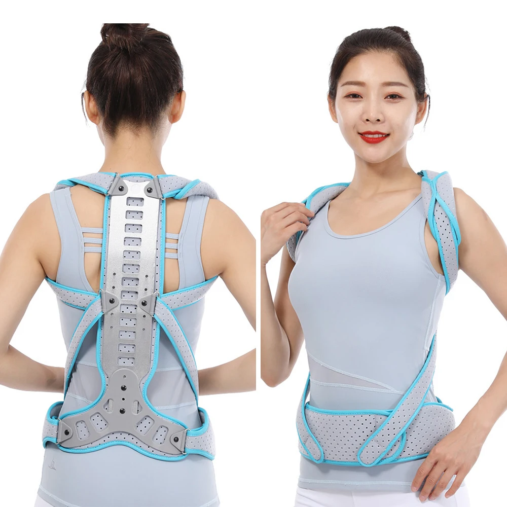 Posture Corrector Back Brace - Rigid Support For Kyphosis, Hunchback, Scoliosis & Spine Pain Relief