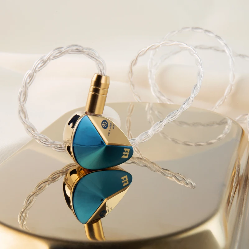 TRI X HBB KAI 3rd Generation DLC Diaphragm Dynamic HiFi Monitor Audiophile Earphone In Ear Monitor Headphone Earbuds IEMs