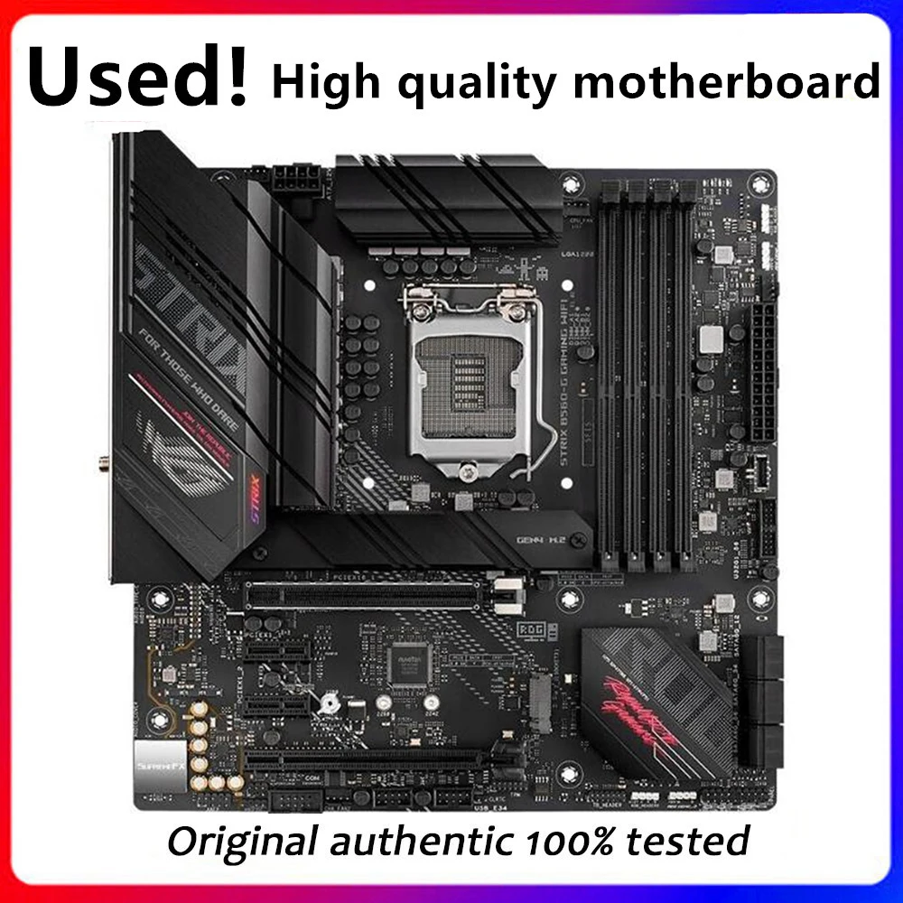 Per Rog Strix B560-G Gaming Wifi Originale Usato Desktop Intel B560 Scheda Madre Ddr4 Da 128Gb Lga 1200 I7/I5/I3 Usb3.0 Sata3