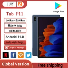 

Tablet Tab P11 10.1 Inch Pad 12GB RAM 512GB ROM Tablets 10 Core Tablete Android 11.0 GPS 8800 mAh Dual Phone Call 5G Tablette PC