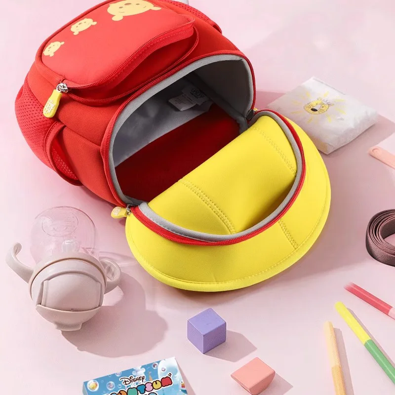 Disney TSUM TSUM Kindergarten Baby Backpack Children Girls Boy Cute Organize Backpacks Cartoon Mary Cat Tigger Princess Elsa 5