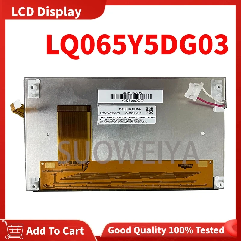 Lcd Display Touch Screen para Hyundai Ix35 Navegação Gps Automóvel Módulos de Monitores 100 Original 800×480 Lq065y5dg03 65