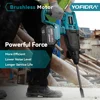 YOFIDRA 26MM Brushless Electric Hammer Drill Multifunctional Rotary Cordless Rechargeable Power Tools For Makita 18V Battery 6