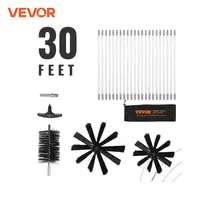 VEVOR Dryer Vent Cleaner Kit Flexible Lint Trap Brush Reinforced Nylon Duct Cleaning Tools Dryer Vent Brush Dryer Cleaning Kit 1