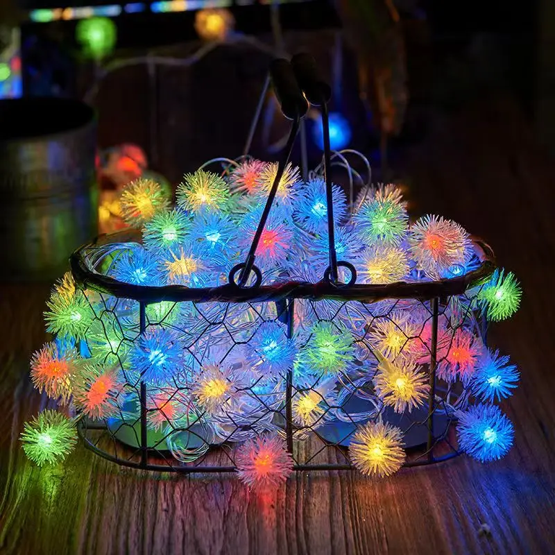 

Dandelion LED Fairy Lights Battery Light Garden Terrace Special Party Christmas Decor String Lights For Home Indoor Lighting