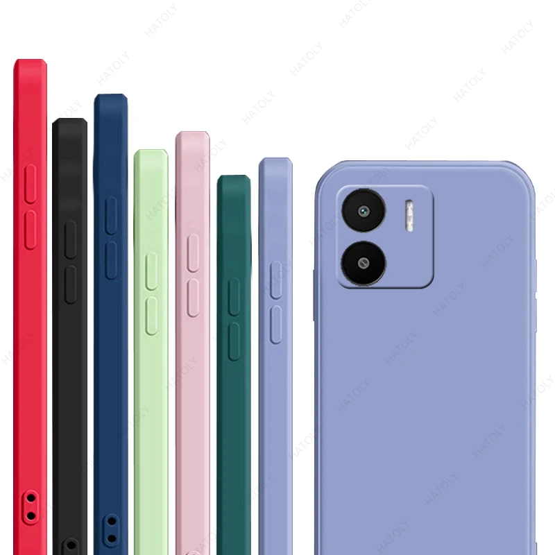Per Xiaomi Redmi A2 Plus Custodia Per Xiaomi Redmi A2 Plus Shell Bumper Capa Custodia Per Telefono In Silicone Liquido Per Redmi A2 A1 Plus