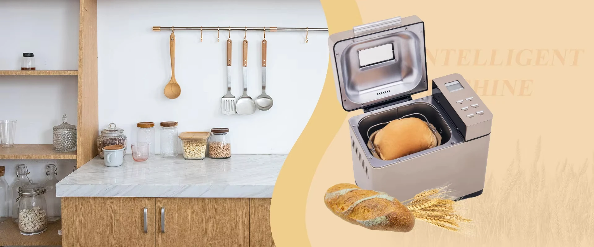 Description Picture 5 of item710W Digital Automatic Portable Bread Maker - Large Capacity Household Electric Toaster with Digital Display