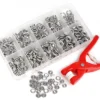 50 Sets Metal Snaps Buttons with Fastener Pliers Press Tool Kit For DIY Crafts Clothes Hats Plier Tool Metal Snap Button 1