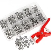 50 Sets Metal Snaps Buttons with Fastener Pliers Press Tool Kit For DIY Crafts Clothes Hats Plier Tool Metal Snap Button 1