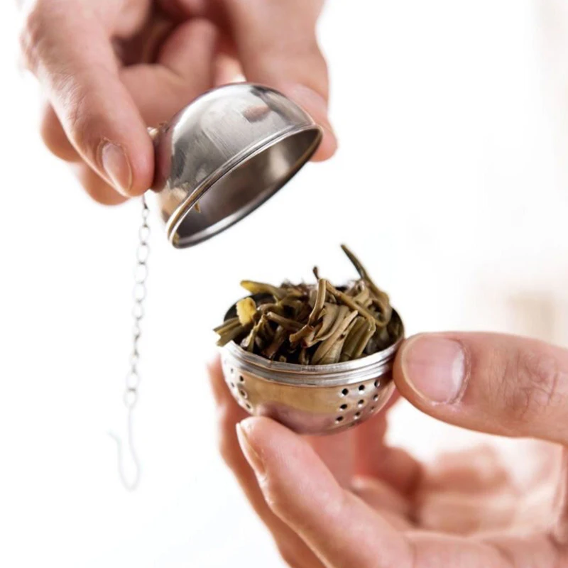 Stainless Steel Tea Infuser Tea Leaves Diffuser Spice Seasoning Ball Strainer Teapot Fine Mesh Coffee Filter Kitchen Accessories tea infuser,tea strainer,tea filter