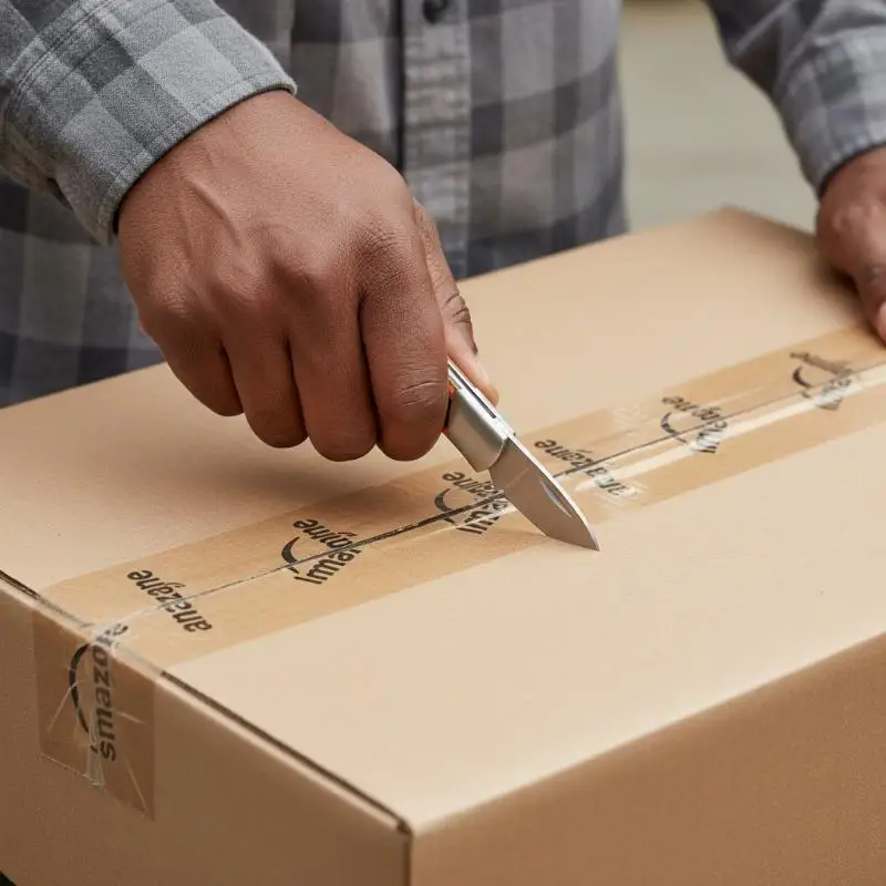 휴대용 부티크 소형 선물용 칼, 택배 개봉용 칼, 접이식 소형 칼, 포켓 키체인 칼