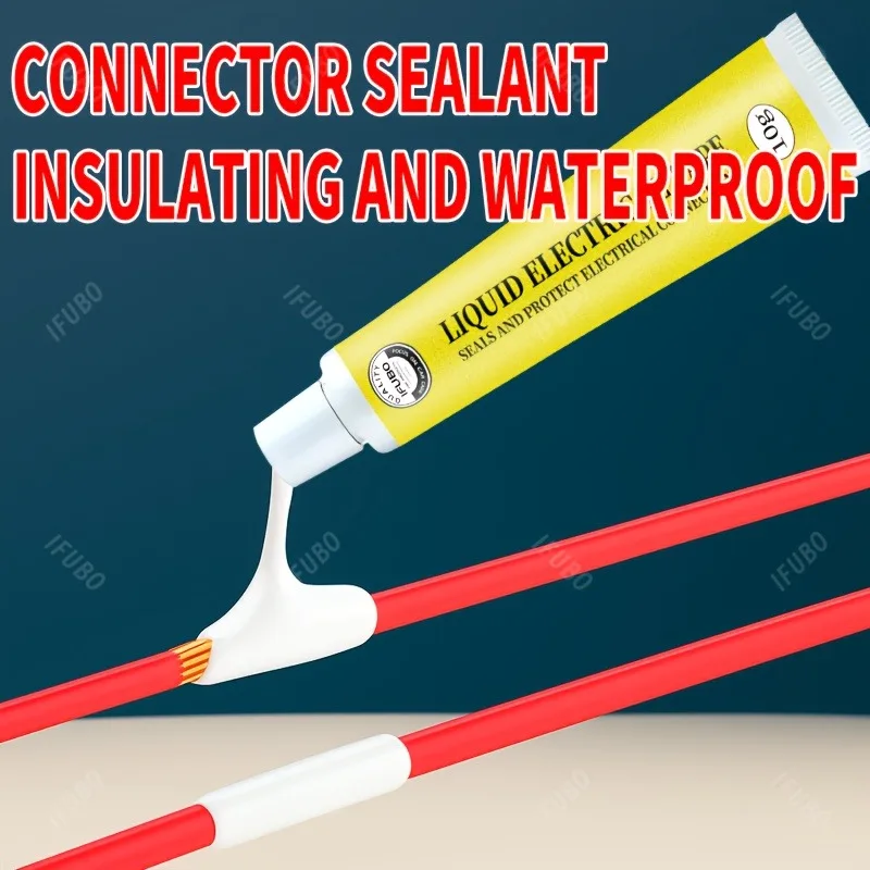 סרט חשמלי נוזלי לבן בטמפרטורה גבוהה: עמיד למים, 250 ° עמיד בפני C, מחליף סרט חוט