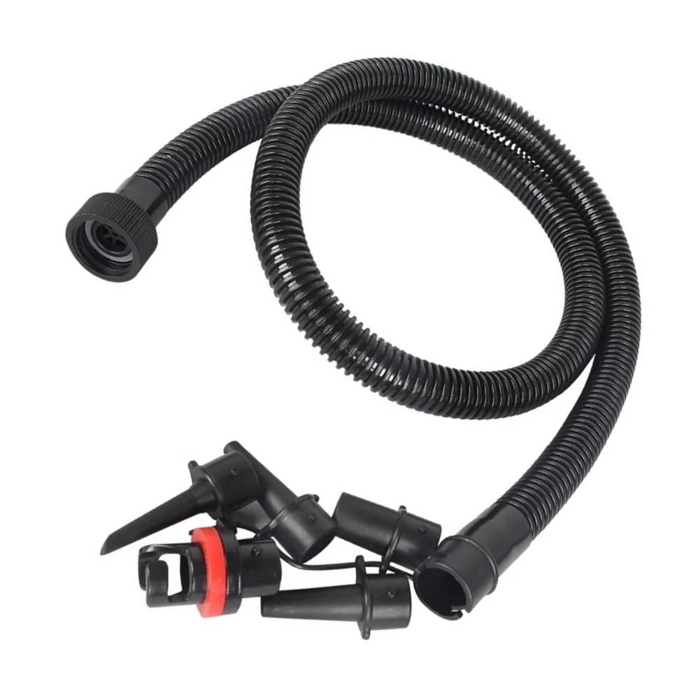 Schlauch für aufblasbare Produkte, Paddle-Board-Schlauch, aufblasbarer Luftpumpenschlauch, geeignet für aufblasbare Matratzen, 5 Düsen im Lieferumfang enthalten – Detail 10