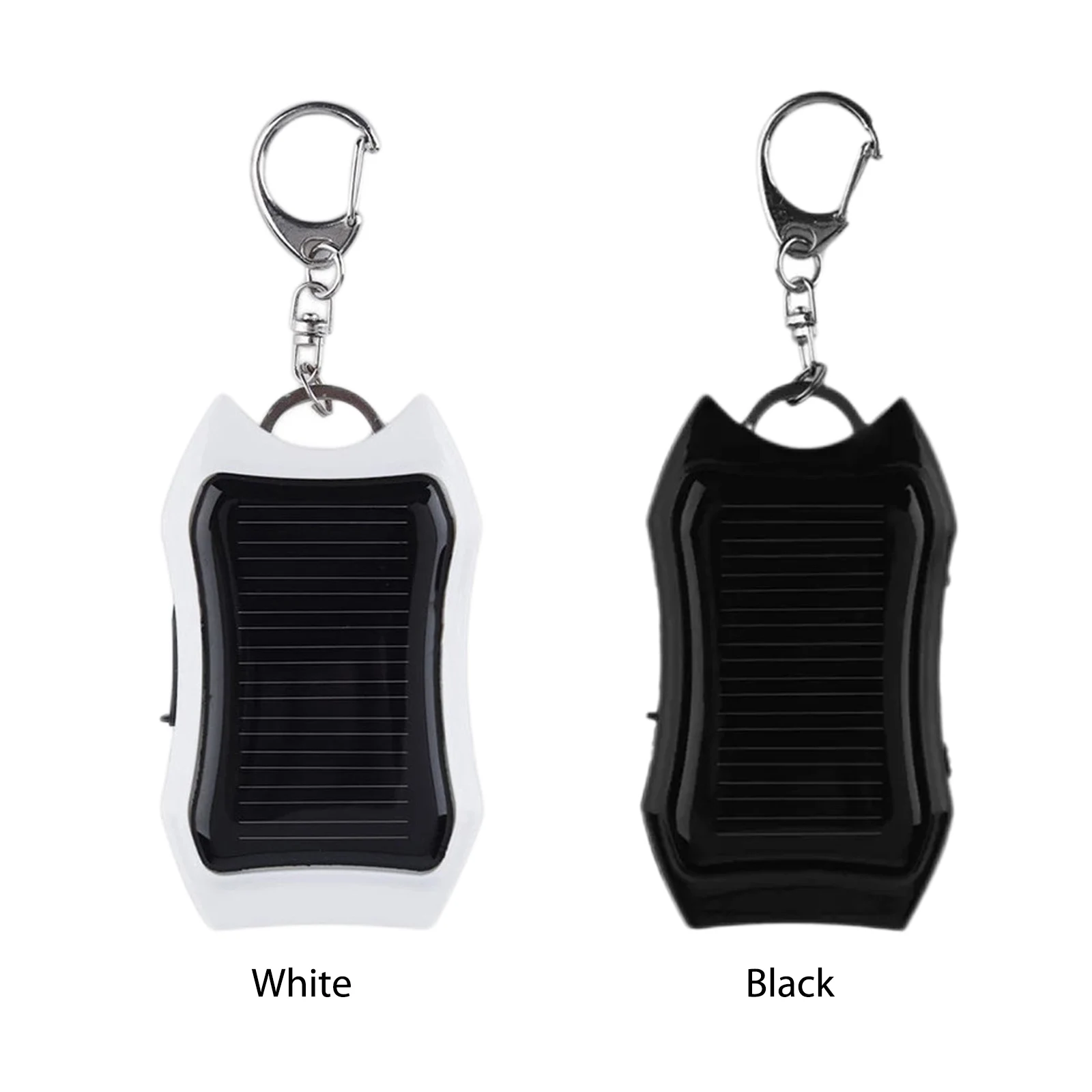 Keychain Mobile Power Universal Solar 950mAH Cell Phone Backup Power Bank with 3 LED Light Charging Equipment for Hiking Travel 2