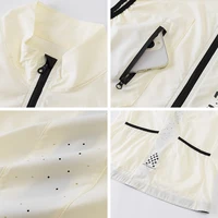 HISERWA Women Cycling Vest Waterproof Windproof MTB Bike Gilet Lightweight Sleeveless Road Bicycle Jacket Double Open Zipper 2