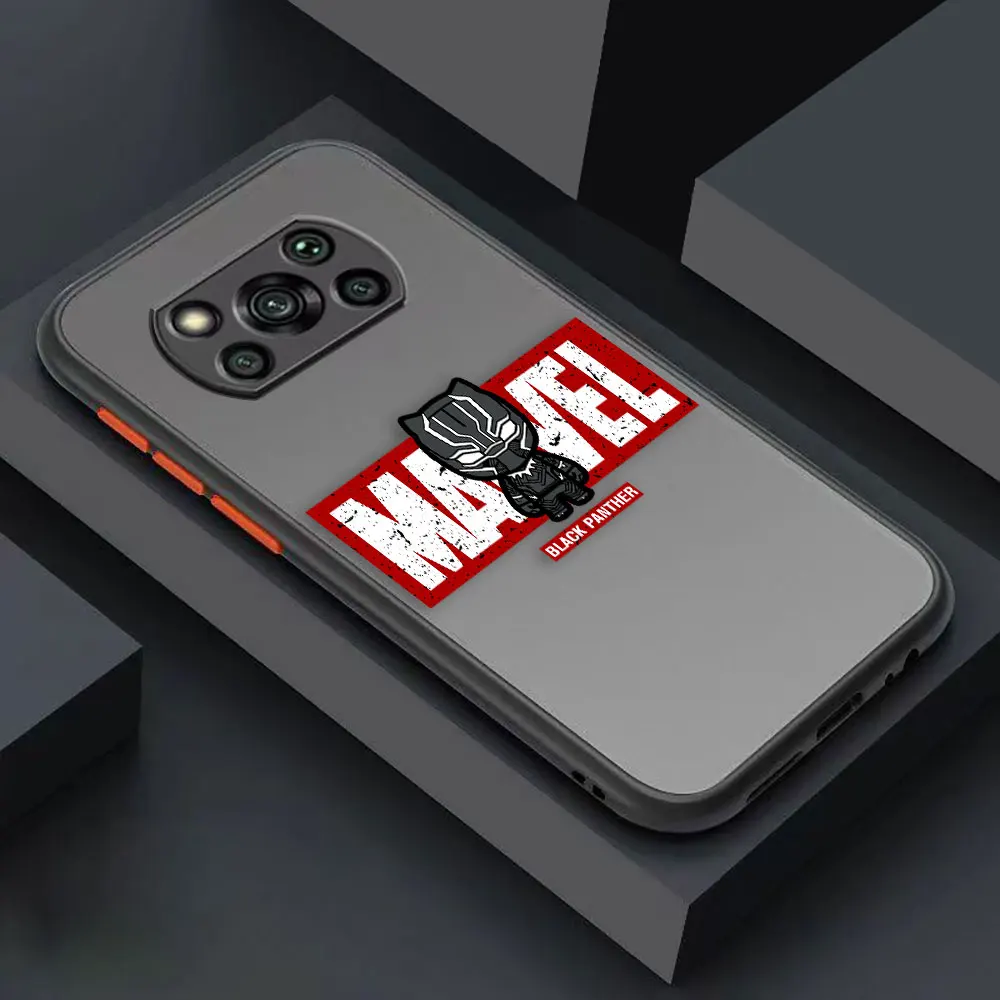 thumbnail image 1 of Funda mate para Xiaomi POCO X4 X3 X2 M4 M3 M2 F4 F3 GT F2 C40 CC9 PRO 4G 5G CIVI Funda el guapo Marvel Avengers dibujos animados, 1 of 5