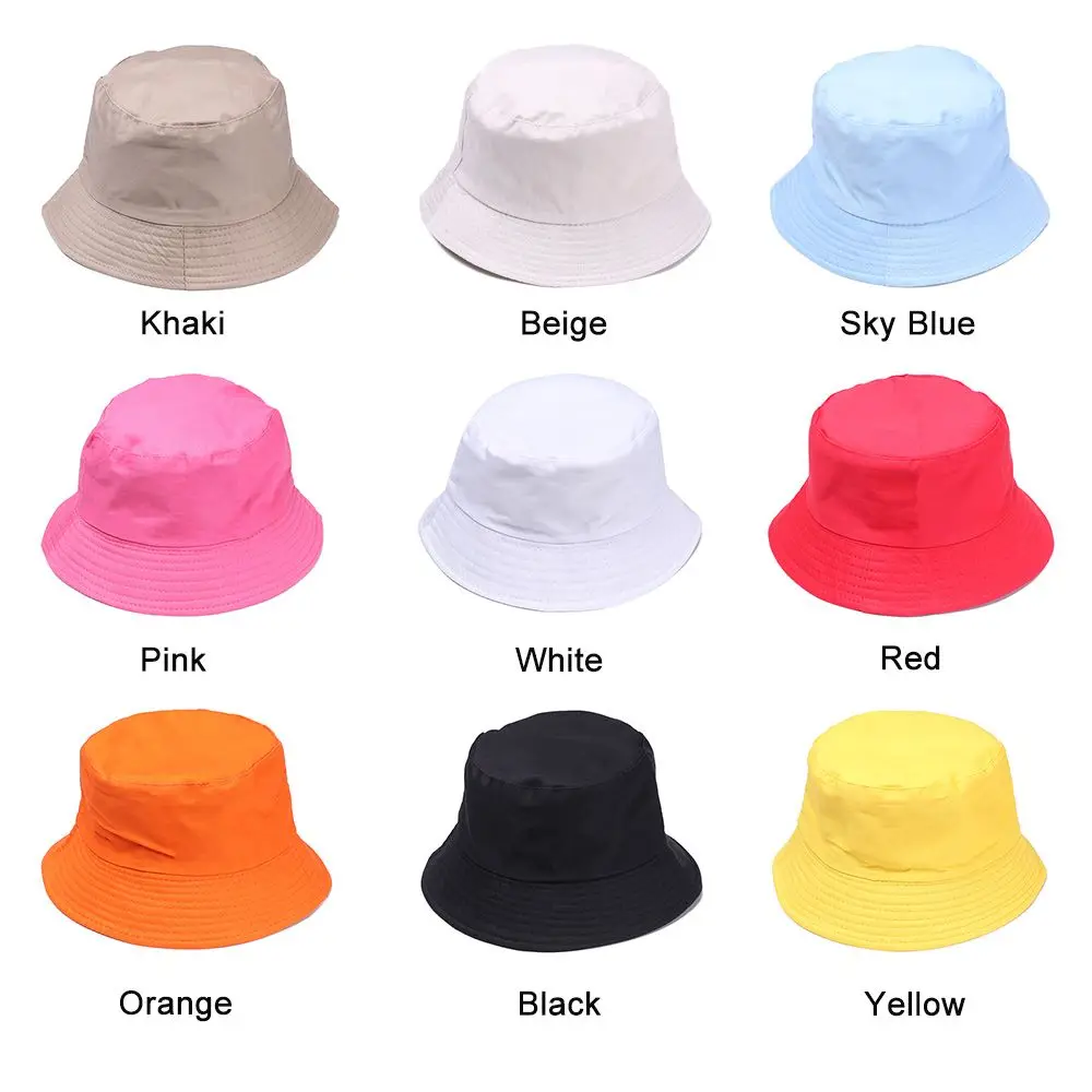 Bucket Hat Women Men Anti-UV Beach Sun Hat Summer Sunscreen Panama Outdoor Foldable Portable Fisherman Cap sun hats sun hat fisherman hat bucket hats sunscreen hats