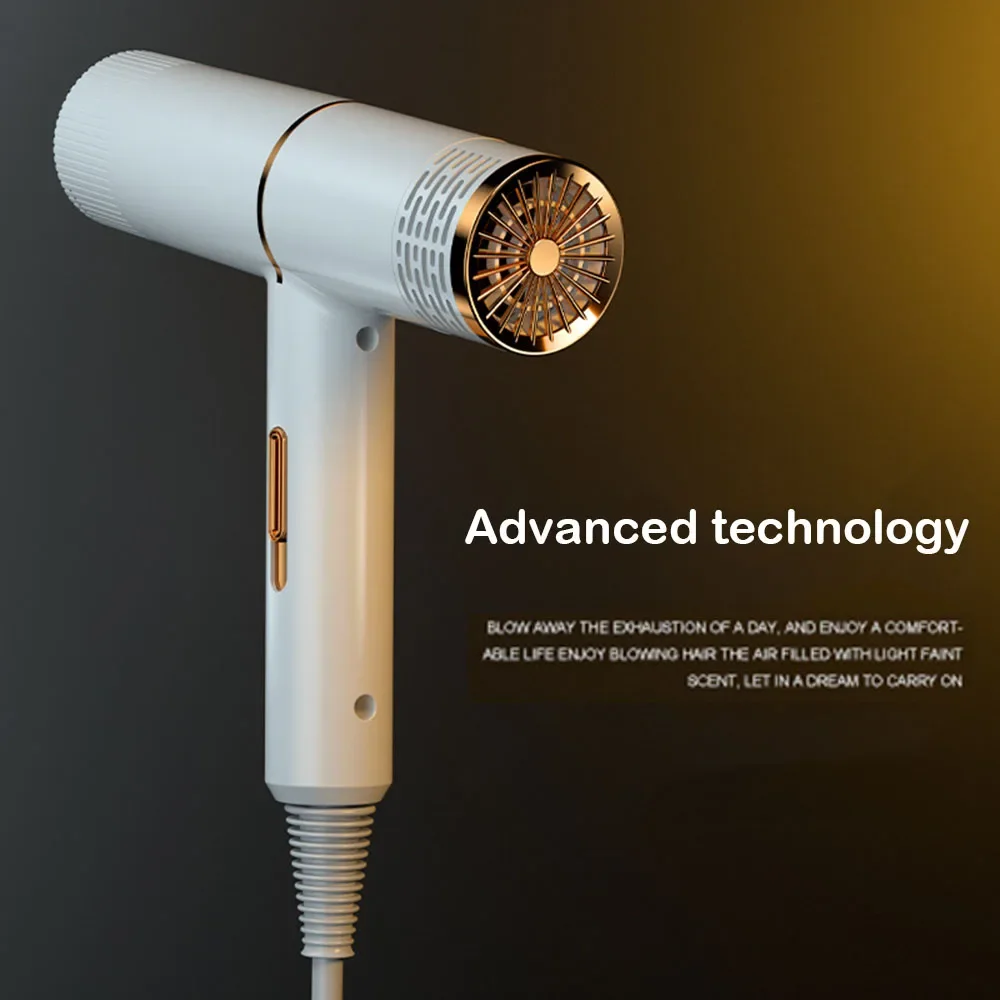 Professional Infrared Negative Ionic Blow Dryer - Hot/Cold Wind Salon Hair Styler Salon accessories Secadora de cabello Hot comb 3