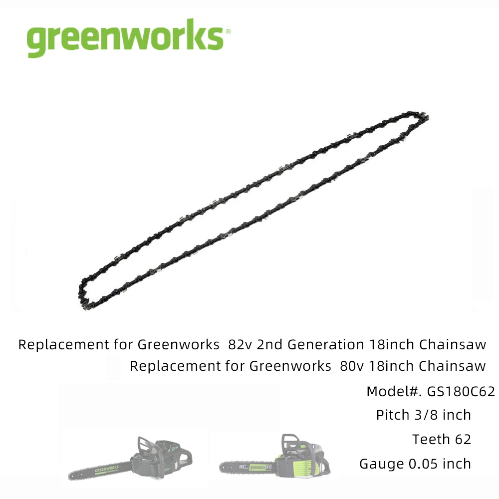 Greenworks 40V80V82V High Branch Saw Chain Saw Original Import Guide