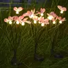 Butterfly Solar Lights Outdoor Butterfly Lamp Firefly LED Lights 2 Pieces Lawn Light Solar Power Landscape Light Outdoor 7 Light 4