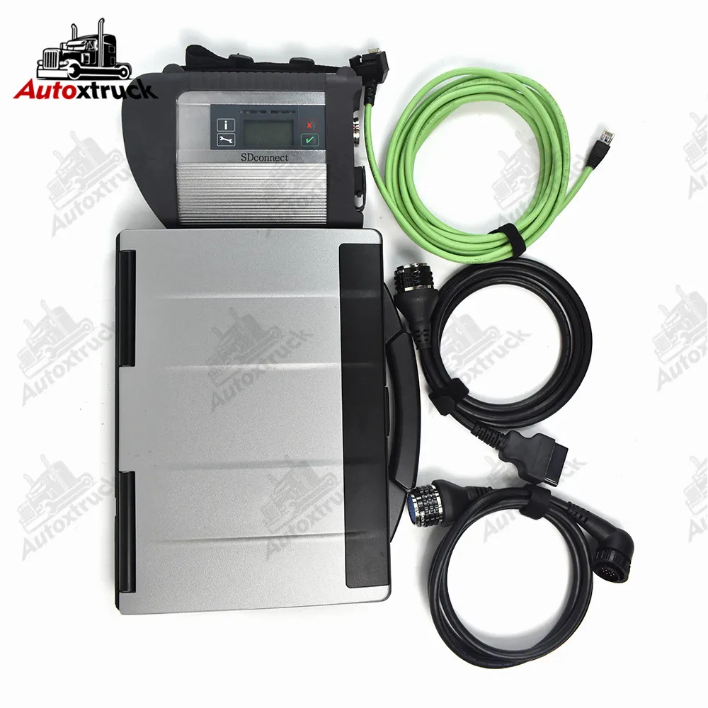 

Full Set C4 MB STAR SD Connect With Doip & Wifi 24V Truck/Car MB Star C4 Main Unit Auto Diagnostic Tool with CF53 CF-53 Laptop