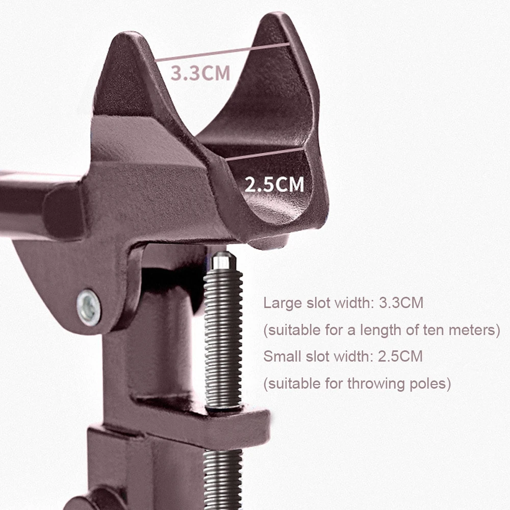 Adjustable Stainless Steel Fishing Rod Stand Pole Holder Plug Insert Ground Portable Fishing Tools Tackle Support Rack fishing rod bracket,fishing rod support,fishing rod rest,fishing rod holder
